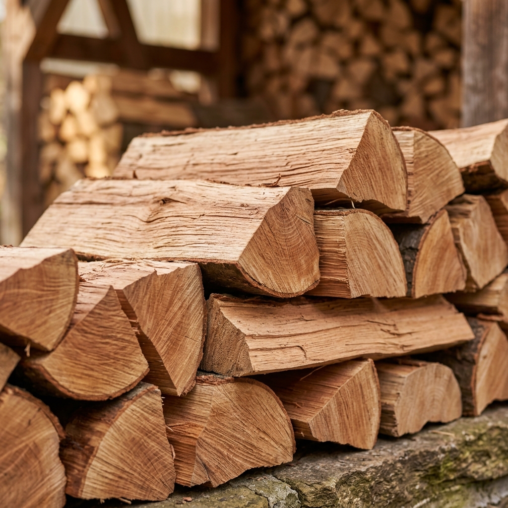 Premium Buchenholz Nahaufnahme